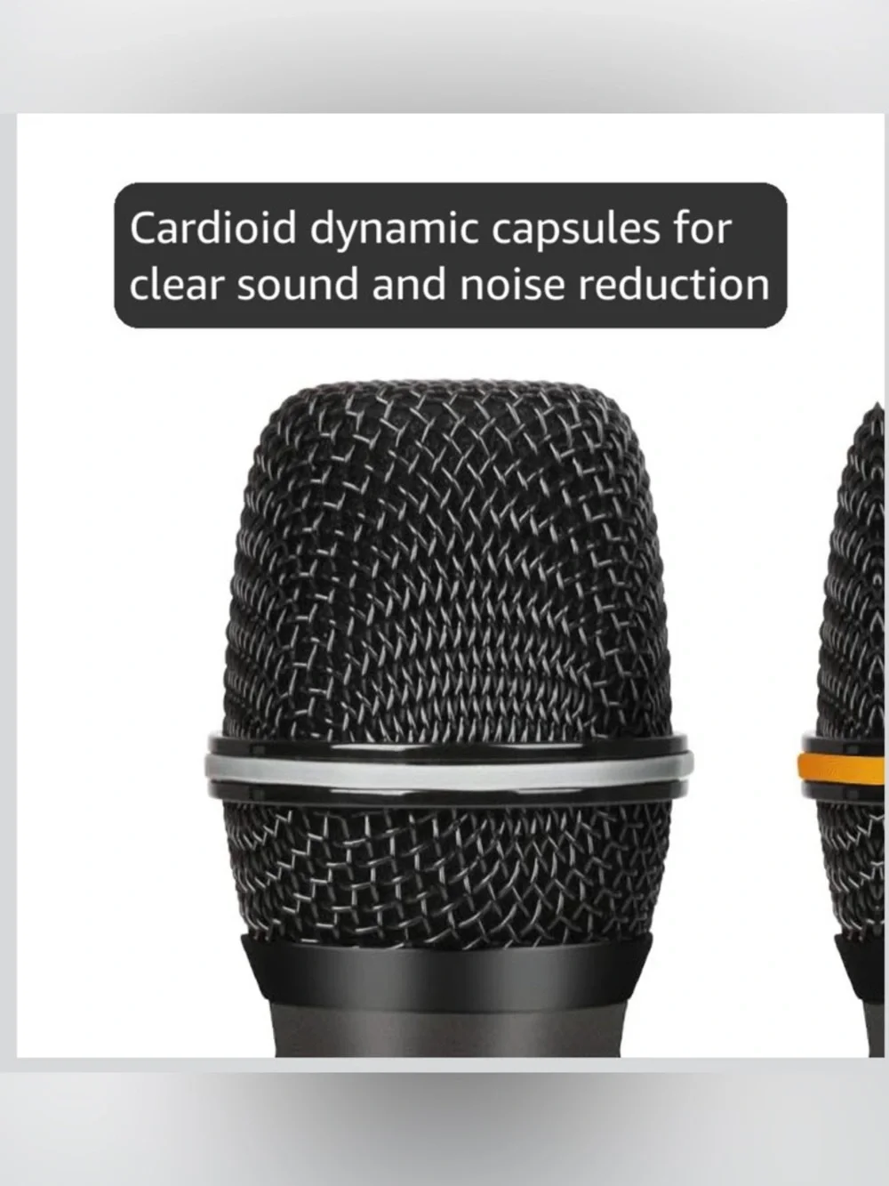 Wireless UHF Handheld Microphone Dual Pack - Black